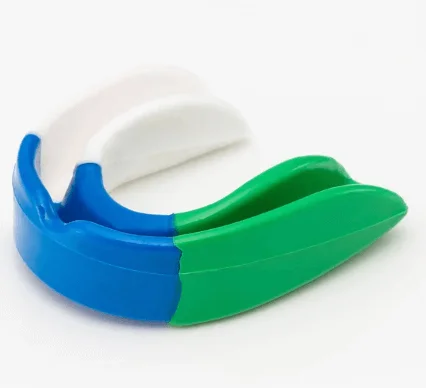 Blue and green sports mouthguard Athletic Mouthguards (1)