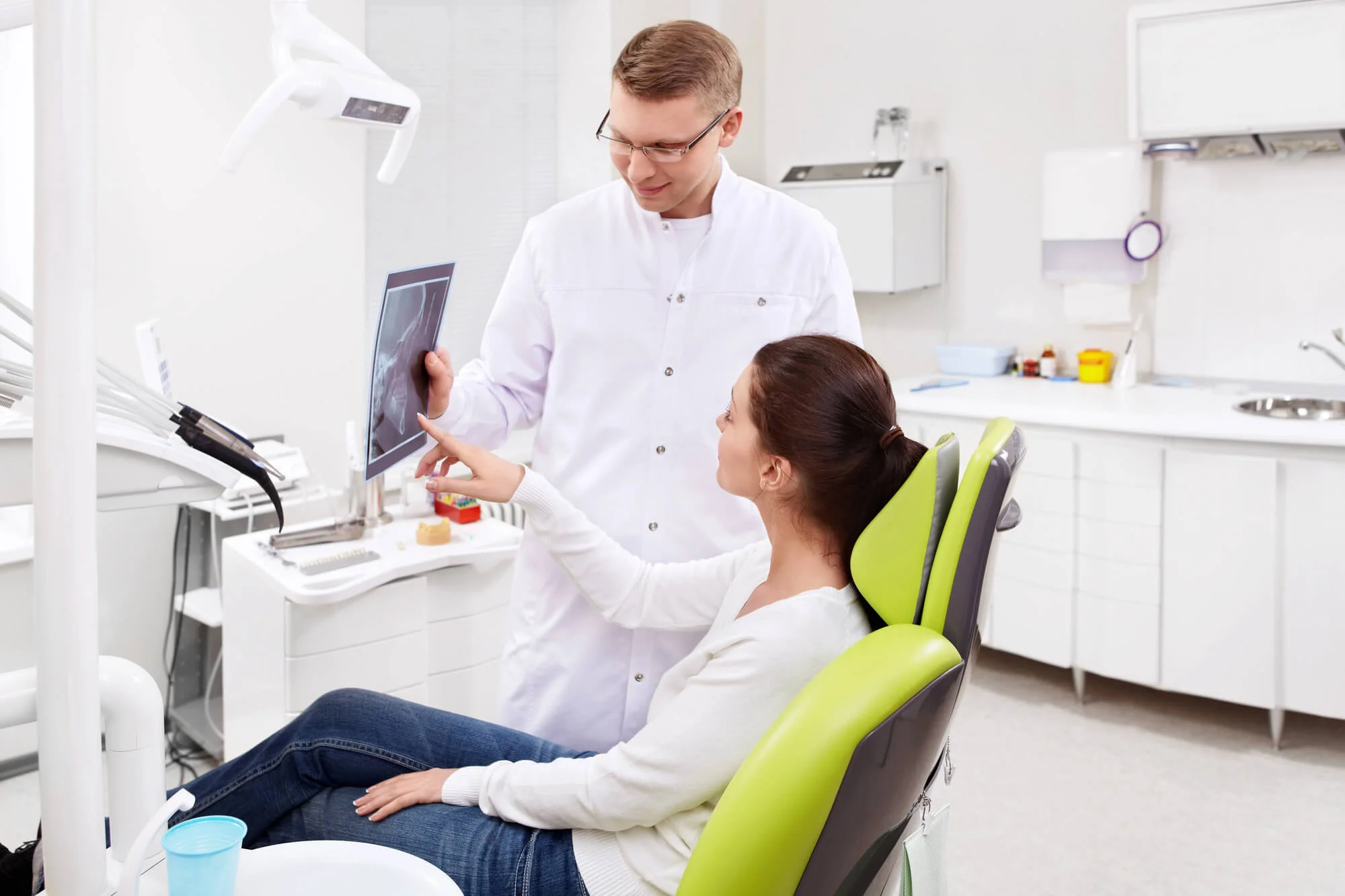 Reviewing results from digital X-rays in Seneca